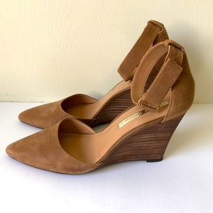 Audrey Brooke Wedge Heel Shoes Leather